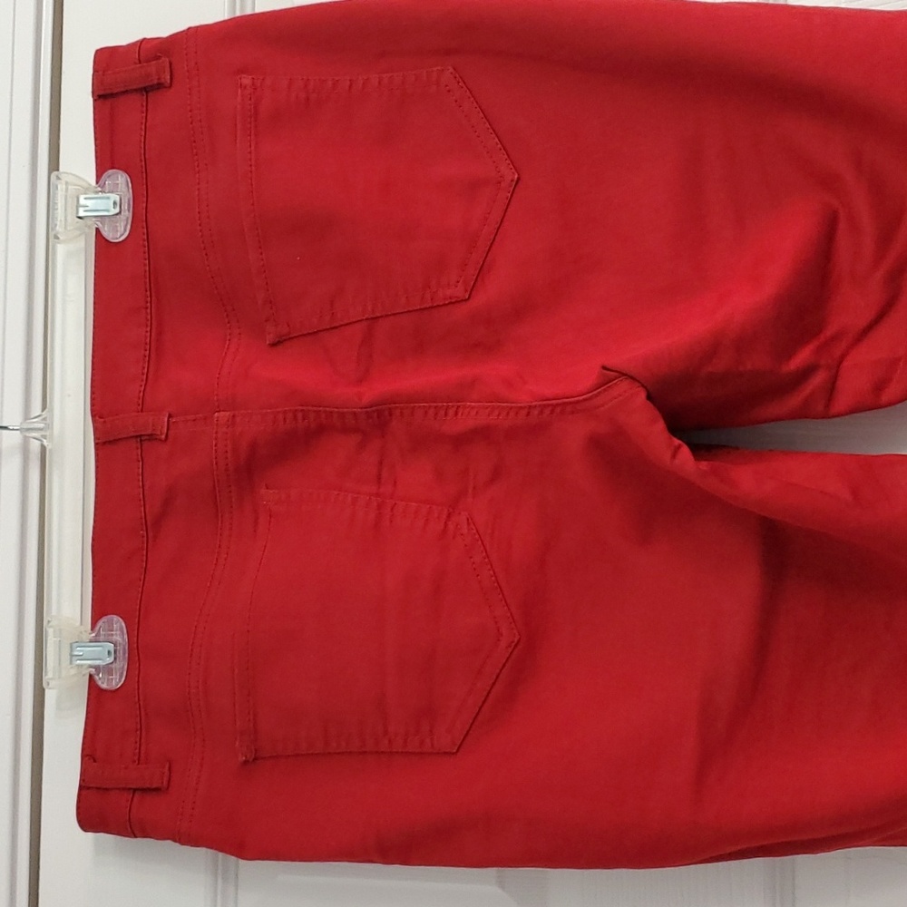 Red stretch jeans - Picture 4 of 6